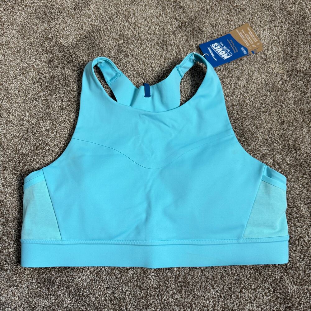 BROOKS Drive 3 Pocket Running Sports Bra 32 C/D Compression Workout High Impact